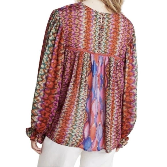 Anthropologie Blank London Miranda Peasant Blouse - Picture 2 of 7